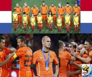 пазл Нидерланды, второе место чемпионата мира по футболу 2010 Южная Африка
